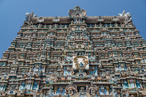 Hindu meenakshi amman temple a historic hindu temple located in Madurai city in Tamil Nadu in India