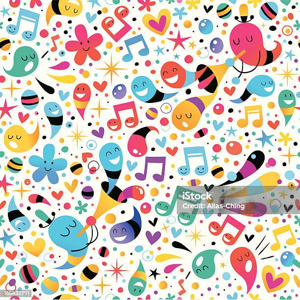 Fun Party Pattern Party Fun Pattern Stock Illustration - Download Image Now - Backgrounds ...
