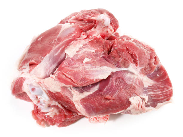 istock Raw Turkey Haunch on white Background - Isolated 1654332078