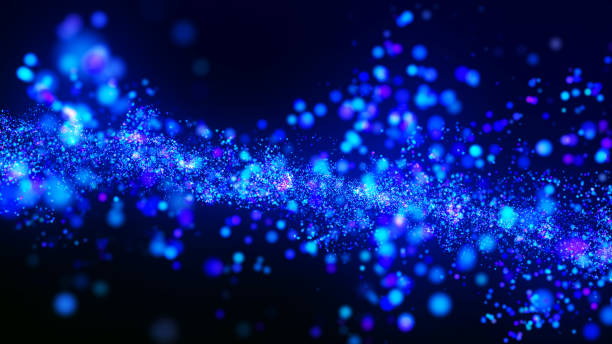 istock Abstract digital wave of particles. Futuristic point wave. Technology background. 3D rendering. 1654376829