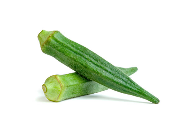 istock okra isolated on white background 1654381260