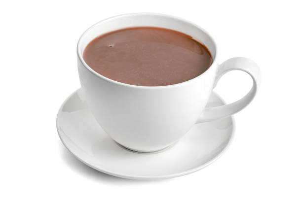 istock hot chocolate with coffee cup  isolated on white background ,include clipping path 1654395850