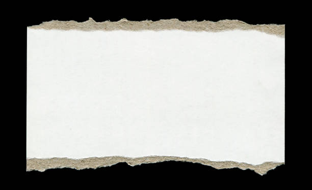 istock Cut or torn paper background textured isolated 1654408617