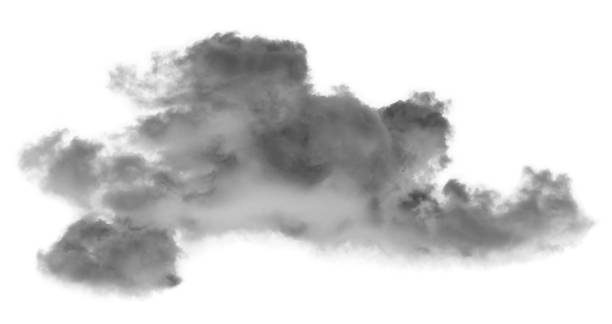 istock white cloud Isolated on white background,Smoke Textured,brush effect 1654412605