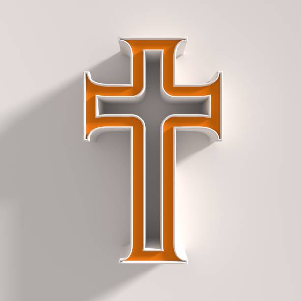 istock Christian cross. Religion concept illustration. 3D render 1654426432
