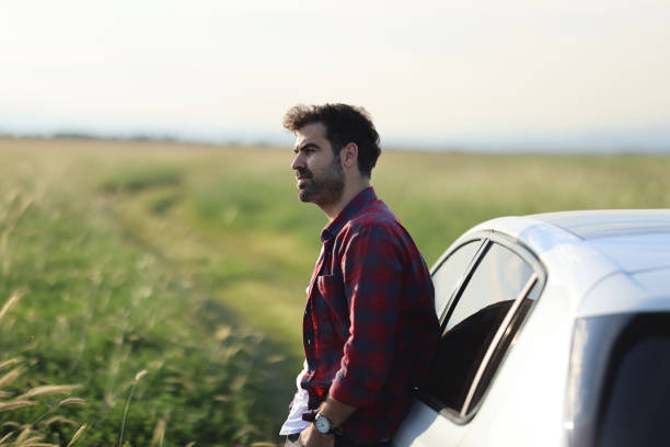 istock Calm Man Outdoors Relaxing And Breathing In Deeply 1654521471