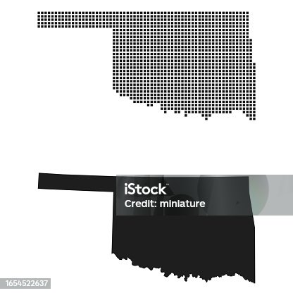 istock Oklahoma map 1654522637
