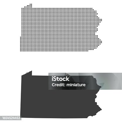 istock Pennsylvania map 1654524452