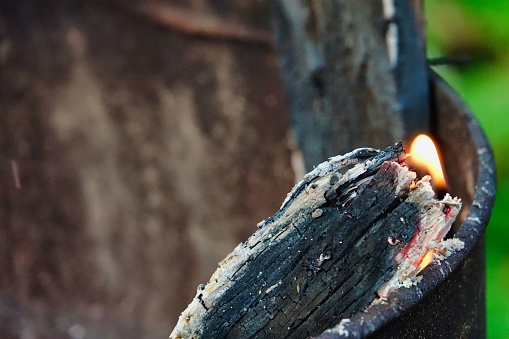 fire on grill, photo as a background