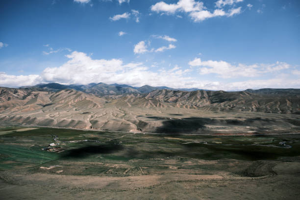 istock High angle view of mountain valley 1654603574