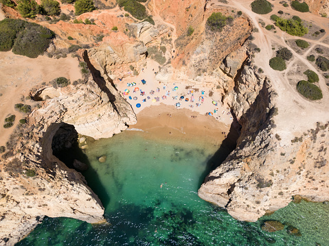 João de Arens Beach in Alvor, Algarve, District of Faro, Portugal