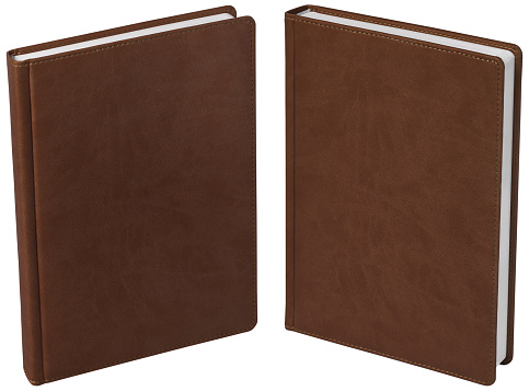 blank book hardcover mockup with clipping path perspective view