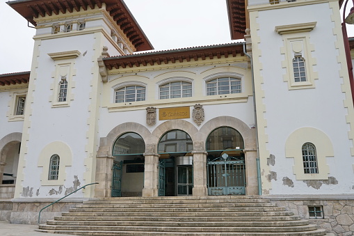 Ferrol Post Office building, regionalist style Ferrol, Galicia, Spain 08092023