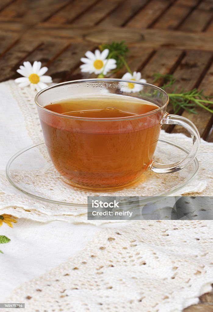 Xícara de chá na tabela - Royalty-free Alimentação Saudável Foto de stock