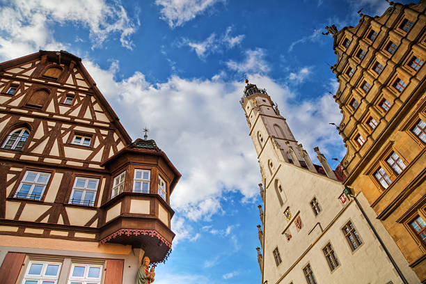 istock old framework houses in Rothenburg 165477022