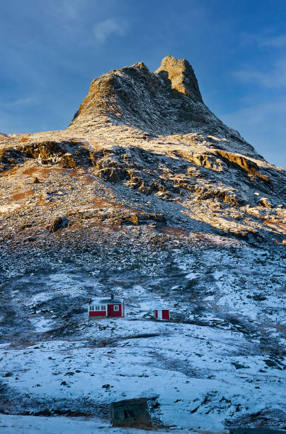 View of Igaliku in southern Greenland. A settlement with just a few dozen inhabitants. Famous for its Norse ruins of GarÃ°ar and its unique farming sites at the edge of the ice cap.