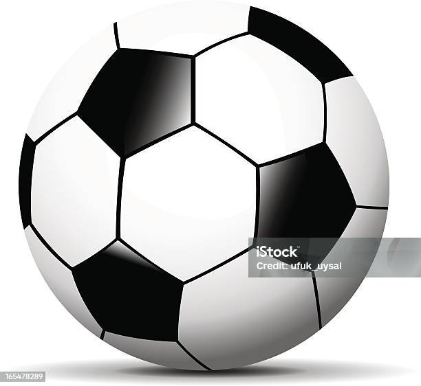 Ballon De Football Vecteurs libres de droits et plus d'images vectorielles de Balle ou ballon - Balle ou ballon, Ballon de football, Cercle