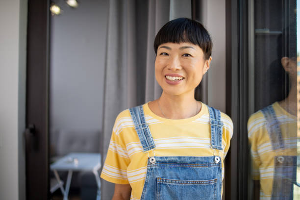 istock Happy Japanese woman 1654786625