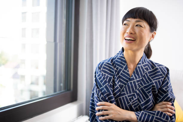 istock Happy Japanese woman 1654786640