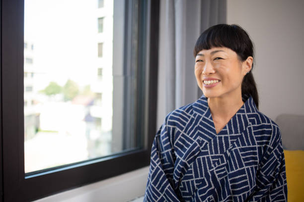 istock Happy Japanese woman 1654786654