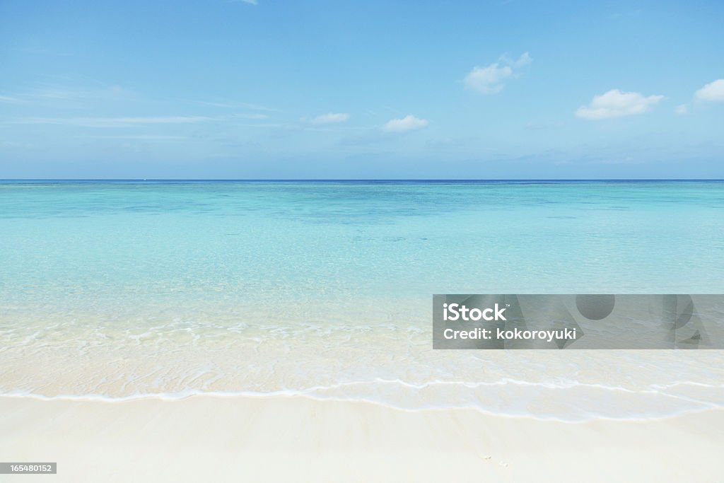 Sauber weißen beach - Lizenzfrei Meer Stock-Foto