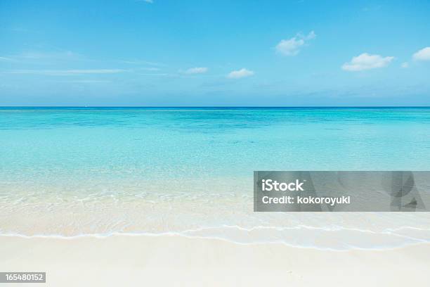 Clean White Beach Stock Photo - Download Image Now - Sea, Beach, Okinawa Prefecture