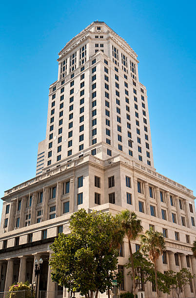 1925 Historic Dade County Court House Building in Miami Down Town