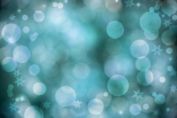 istock Blue and Blurry Christmas Background With Free Space 1654802951