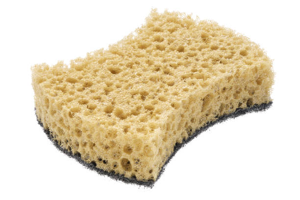 istock Yellow household synthetic sponge 1654811808