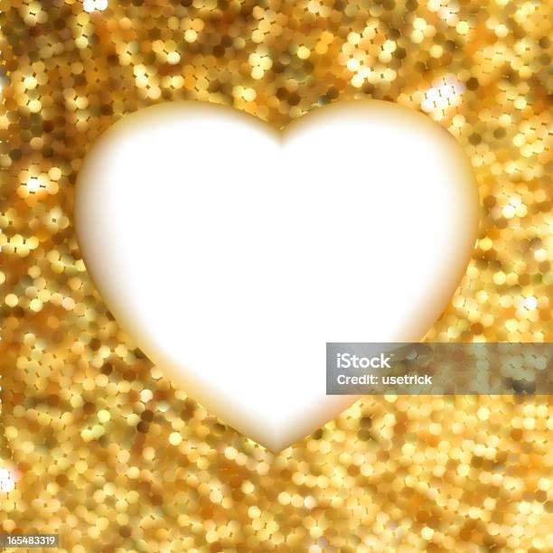 Vetores de Moldura De Ouro Em Forma De Coração Eps 8 e mais imagens de Amor - Amor, Casado, Comemoração - Conceito