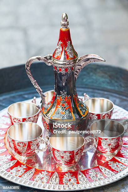 Photo libre de droit de Argent Turcs Un Service À Café banque d'images et plus d'images libres de droit de Argent - Argent, Café turc, Couleur argentée