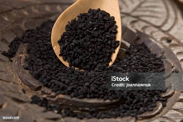 Nigella Seeds Stock Photo - Download Image Now - Black Color, Brown, Cumin