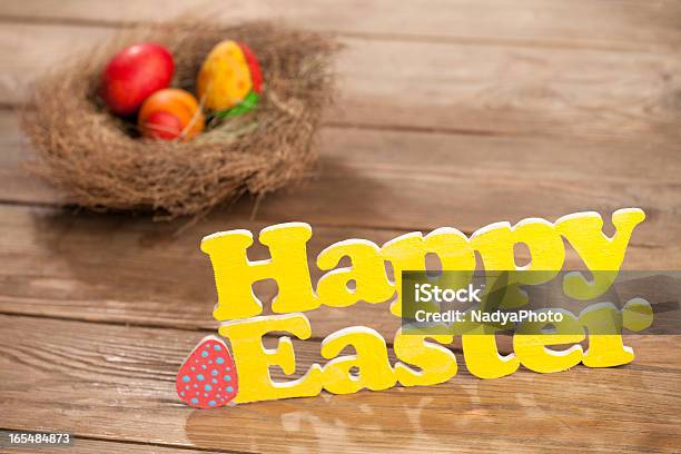 Happy Easter Stock Photo - Download Image Now - Animal Nest, Bird's Nest, Celebration Event