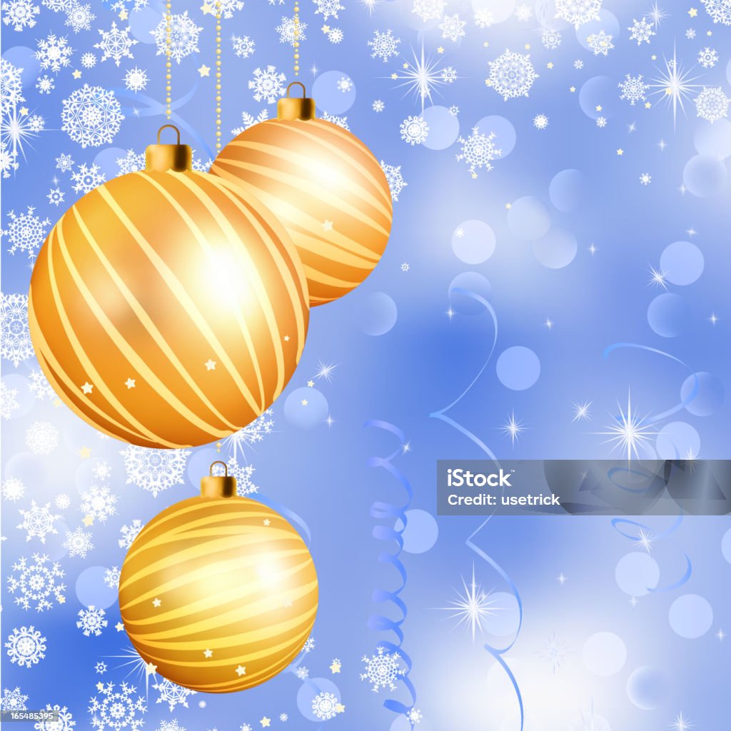 Bola de Navidad abstracto azul luces. EPS 8 - arte vectorial de Adorno de navidad libre de derechos