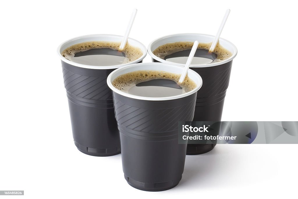 Três copos de café de Venda Automática - Royalty-free Bebida Foto de stock