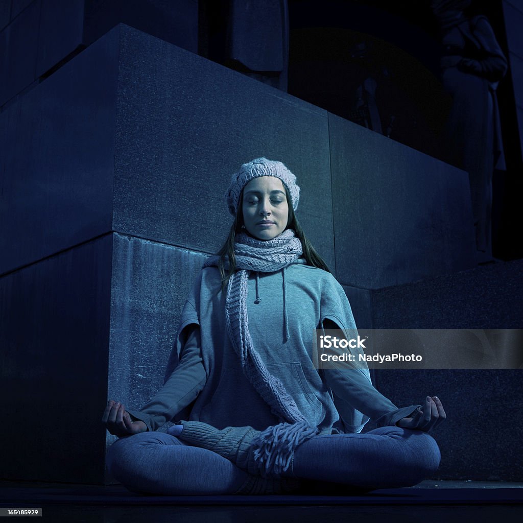 La meditación - Foto de stock de Invierno libre de derechos