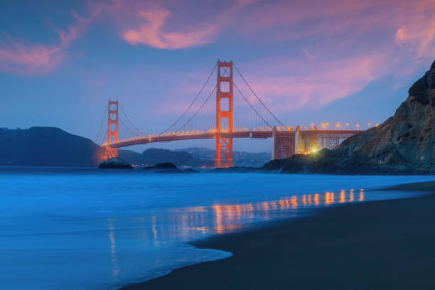 istock Golden Gate Bridge in San Francisco at sunset 1654863935