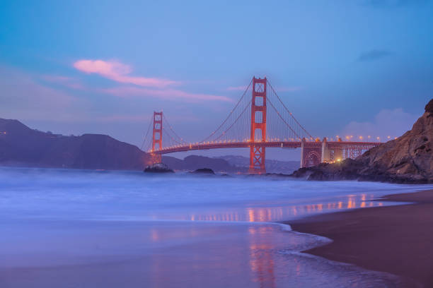 istock Golden Gate Bridge in San Francisco at sunset 1654863978