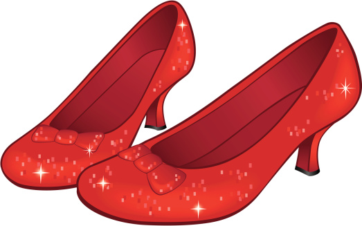 Ruby Red Slippers/Shoes