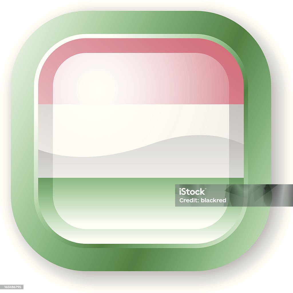 Hungary Flag Icon Hungary flag icon in a slick style. Clip Art stock vector