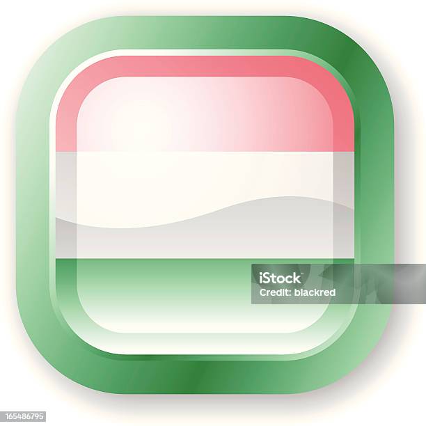 Hungary Flag Icon Stock Illustration - Download Image Now - Clip Art, Close-up, Computer Graphic