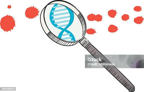 숨겨진 증거 DNA에 대한 스톡 벡터 아트 및 기타 이미지 - DNA, 개념, 과학