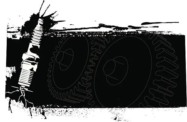 Vector illustration of ignition background