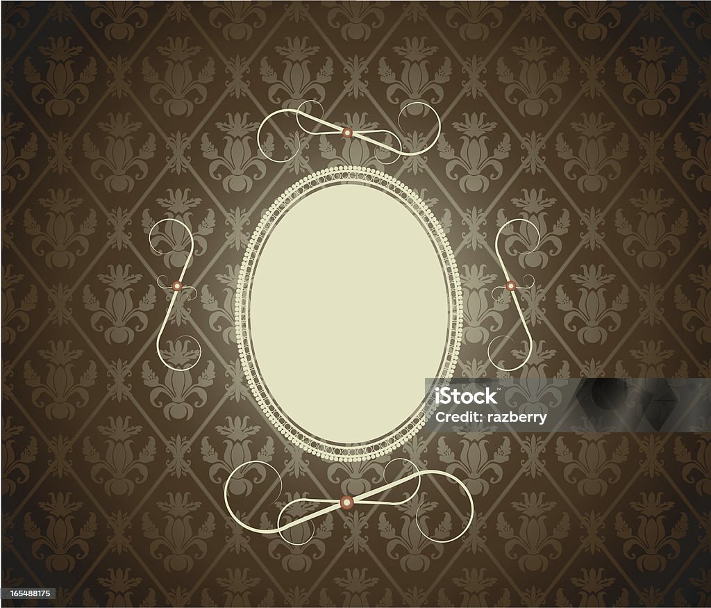Гламурный дизайн с кулоном с камеей - Векторная графика Подвеска роялти-фри