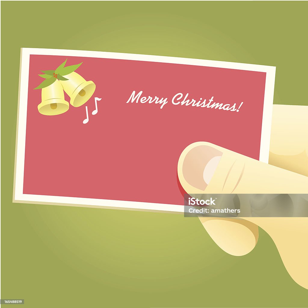 Cartolina di Natale - arte vettoriale royalty-free di Cartolina di auguri