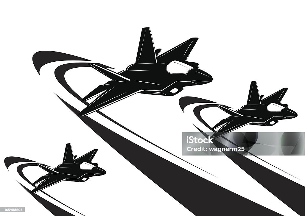 F22 raptor - Royalty-free Avião de Combate arte vetorial