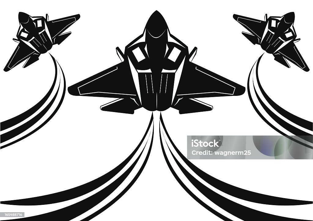 F22 raptor II - Royalty-free Avião de Combate arte vetorial