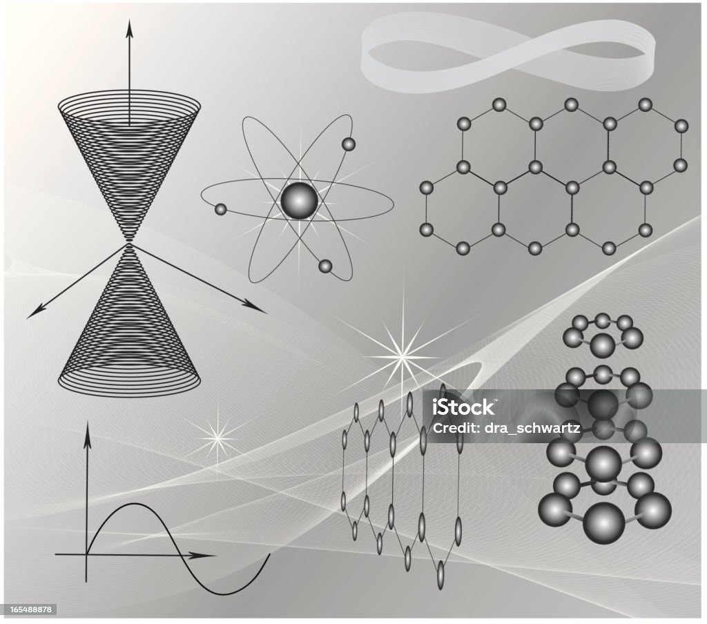 Ciência - Vetor de Física royalty-free