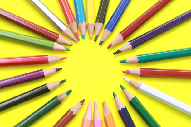 istock Wooden colored pencil 1654891250