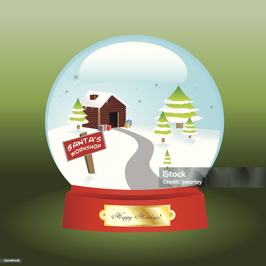 Christmas Snowglobe - Grafika wektorowa royalty-free (Warsztat)